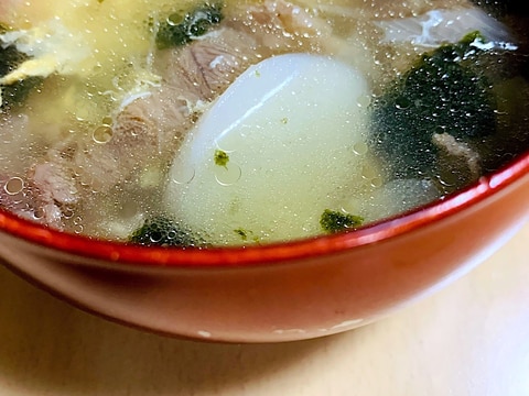 こくうま!牛肉のトックスープ